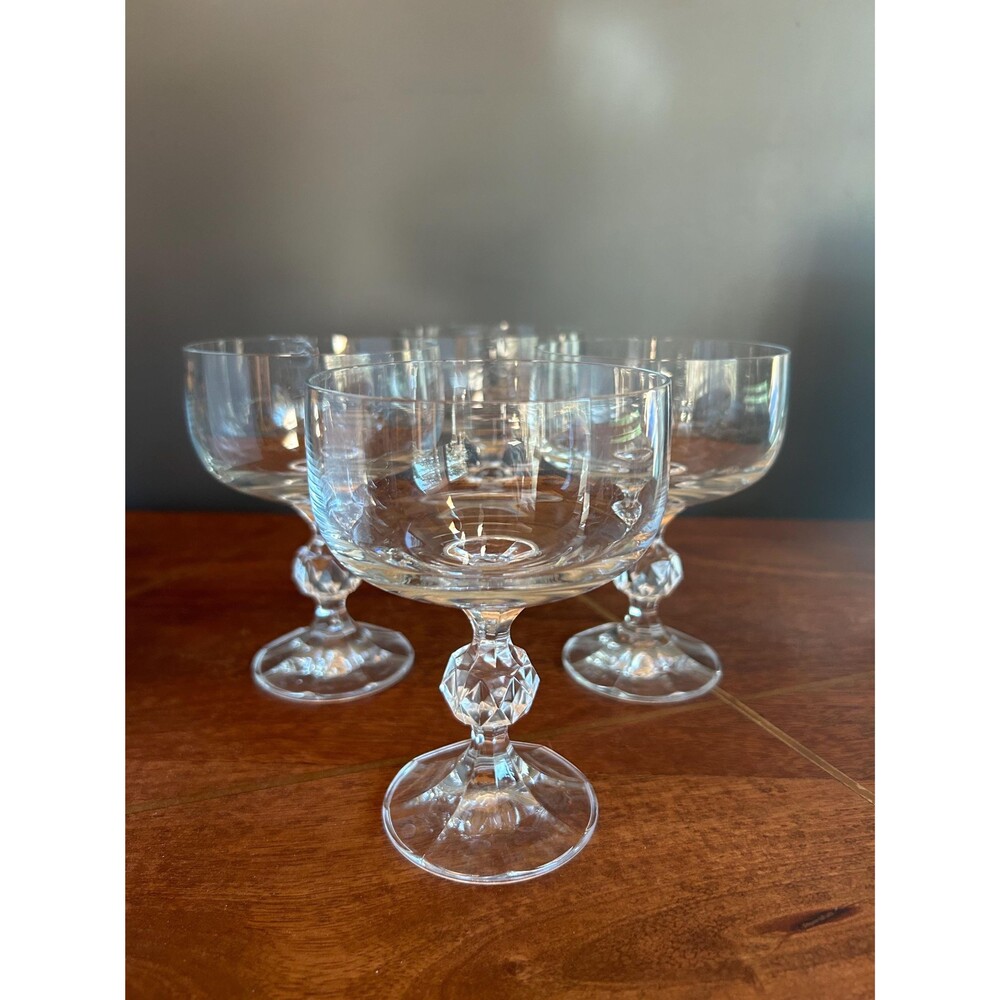 Claudia Crystal Champagne Glass Coupe Set of 4